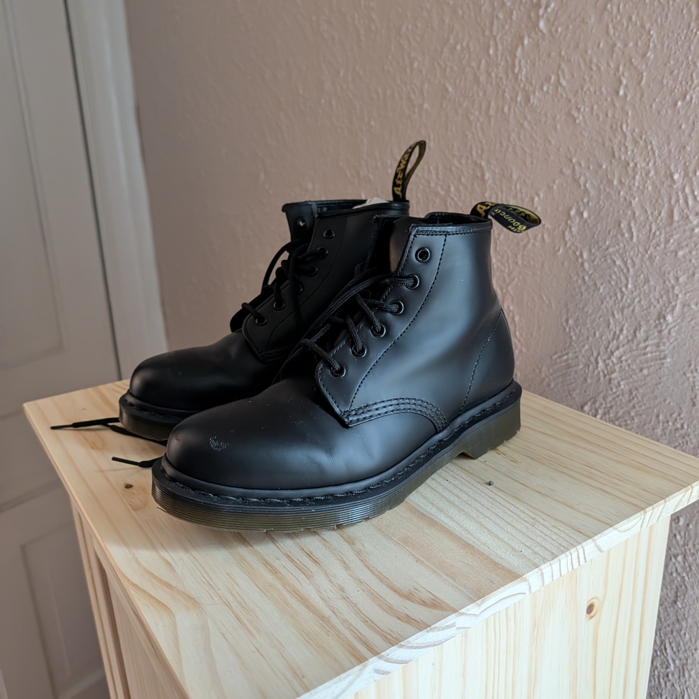 Dr. Martens Black Leather Boots